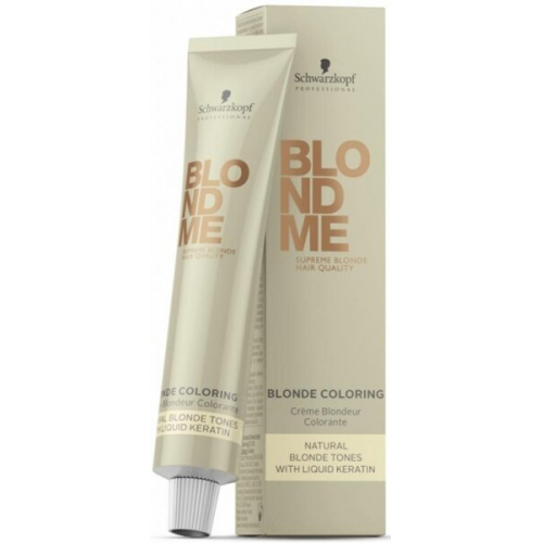 Schwarzkopf BlondMe Permanente Coloration (9-01) Natur Eis 60 ml