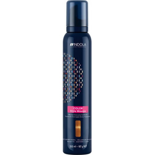 Indola Color Style Mousse Hellbraun 200 ml