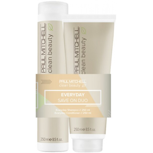 Aktion - Paul Mitchell Save on Duo Clean Beauty Everyday - Shampoo 250 ml + Conditioner 250 ml