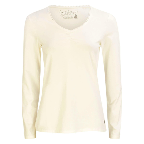 Soquesto Langarmshirt Leda offwhite