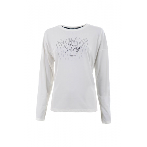 Soquesto Langarmshirt Loana Offwhite