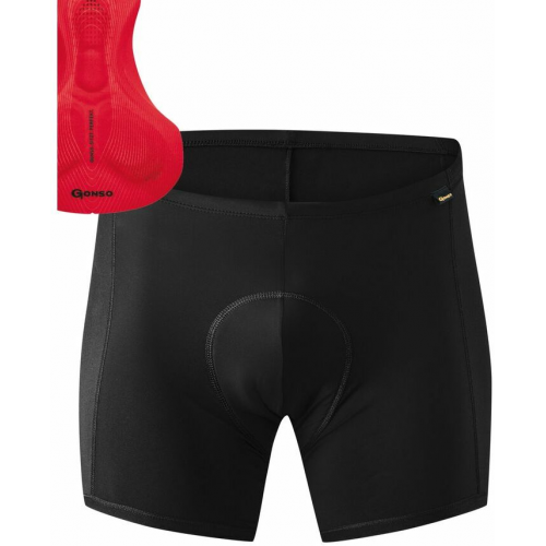 Gonso Herren Radunterhose Sitivo U M S black / fire