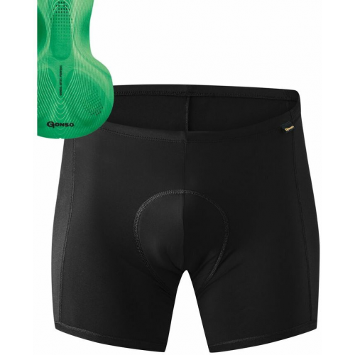 Gonso Herren Radunterhose Sitivo U M S black / bright green