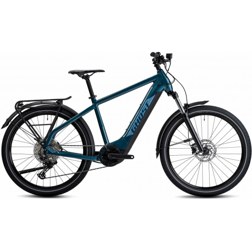 GHOST E-Teru Y Universal EQ (630 Wh), 12 Gang Kettenschaltung, Herrenfahrrad, Diamant, Modell 2022, 27,5 Zoll 45.5 cm dirty blue/blue grey - glossy