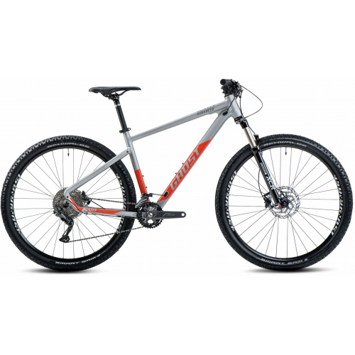 GHOST Kato Advanced 29 AL, 10 Gang Kettenschaltung, Herrenfahrrad, Diamant, Modell 2024, 29 Zoll 44 cm light grey/dark orange - matt/glossy