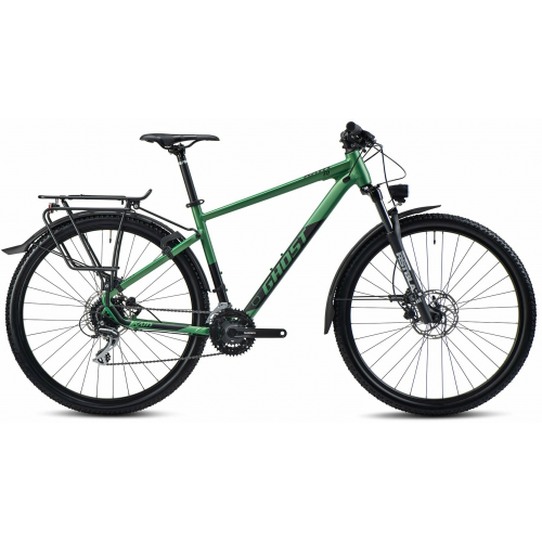 GHOST Kato EQ 29 AL, 24 Gang Kettenschaltung, Herrenfahrrad, Diamant, Modell 2024, 29 Zoll 48 cm met. kaki/black - matt