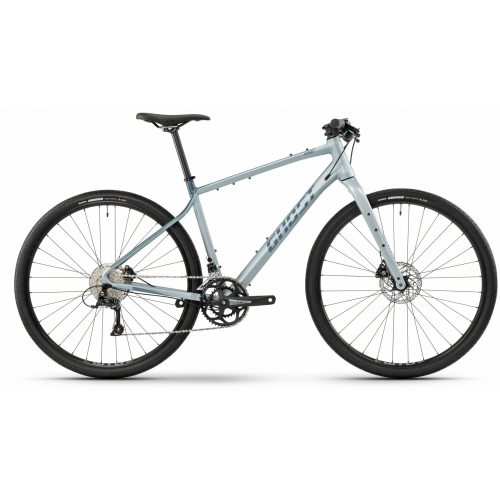 GHOST Urban Asket, 18 Gang Kettenschaltung, Herrenfahrrad, Diamant, Modell 2024, 28 Zoll 49 cm met. light grey/shark blue - matt/glossy