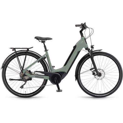 Winora Tria 10 (500 Wh), 10 Gang Kettenschaltung, Damenfahrrad, Wave, Modell 2022, 28 Zoll 51 cm grey