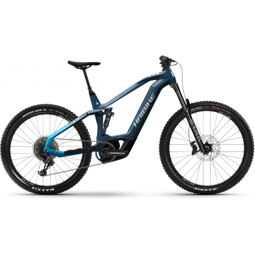 HAIBIKE AllMtn CF 9 (750 Wh), 12 Gang Kettenschaltung, Herrenfahrrad, Diamant, Modell 2022, 27,5 / 29 Zoll 41 cm gloss fade blue/white