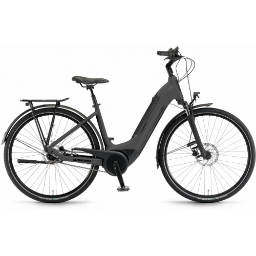 WINORA Tria N8 (500 Wh), 8 Gang Nabenschaltung, Damenfahrrad, Deep, Modell 2024, 28 Zoll 61 cm microchip grey matt