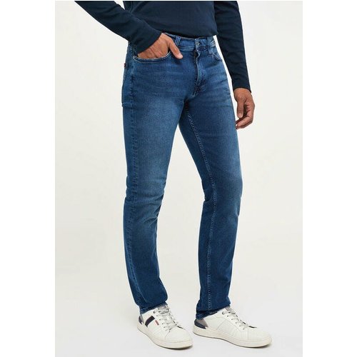 Mustang Vegas Jeans Slim Fit ocean blue used extra lang