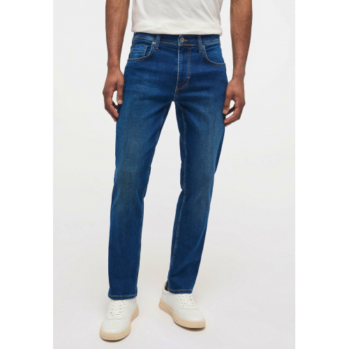 Mustang Jeans Washington Straight Fit scratched blue extra lang