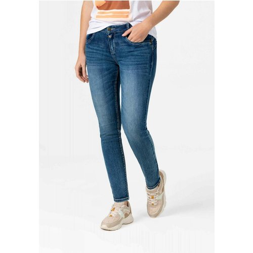 Timezone Damenjeans Tight Sanya skylight blue wash