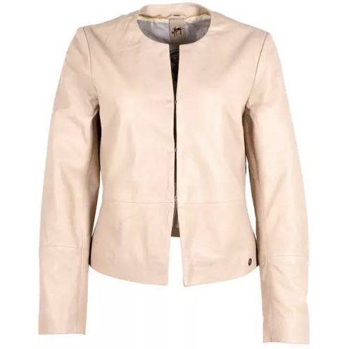 Gipsy Damen Lederjacke GWRubie in light beige