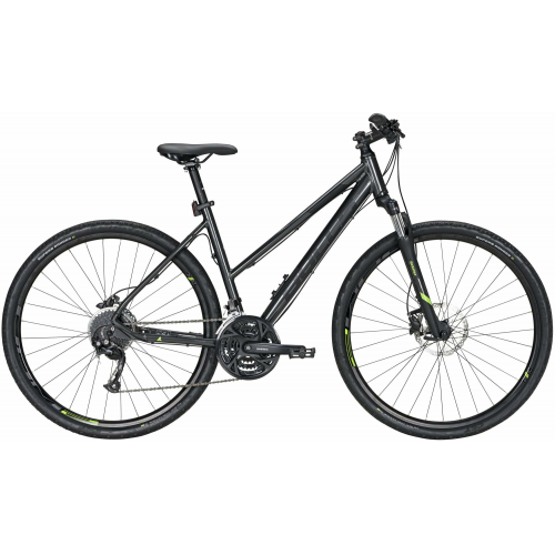 BULLS Crosstail, 27 Gang Kettenschaltung, Damenfahrrad, Cross, Modell 2020, 28 Zoll 54 cm grey