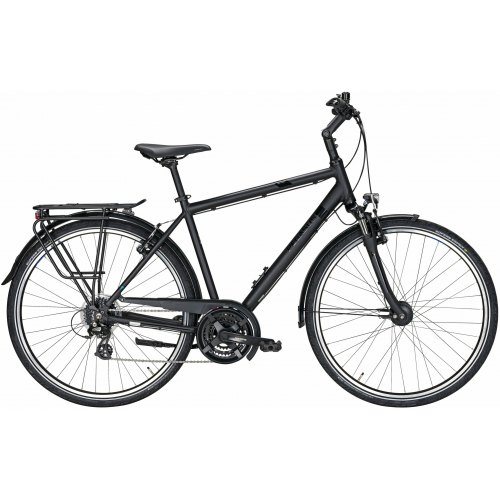 Pegasus Savona SL, 24 Gang Kettenschaltung, Herrenfahrrad, Diamant, Modell 2021, 28 Zoll 48 cm black matt/i-silver