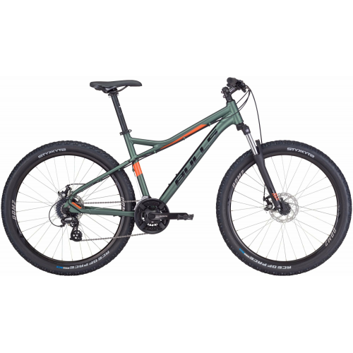 BULLS Sharptail 1 Disc 27,5, 24 Gang Kettenschaltung, Herrenfahrrad, Diamant, Modell 2022/2023, 27,5 Zoll 46 cm emerald green matt