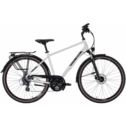 PEGASUS Solero SL Disc 24, 24 Gang Kettenschaltung, Herrenfahrrad, Diamant, Modell 2022/2023, 28 Zoll 55 cm light grey