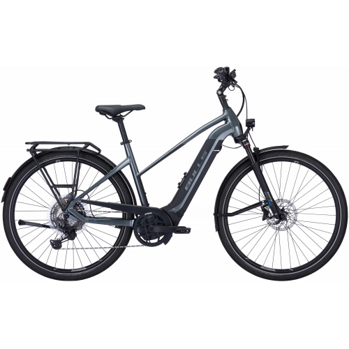 BULLS Lacuba EVO 11 (925 Wh), 11 Gang Kettenschaltung, Damenfahrrad, Trapez, Modell 2022/2023, 28 Zoll 55 cm grey/black matt