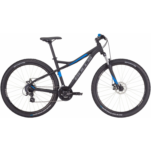 BULLS Sharptail 1 Disc 27,5, 24 Gang Kettenschaltung, Herrenfahrrad, Diamant, Modell 2024, 27,5 Zoll 41 cm black matt