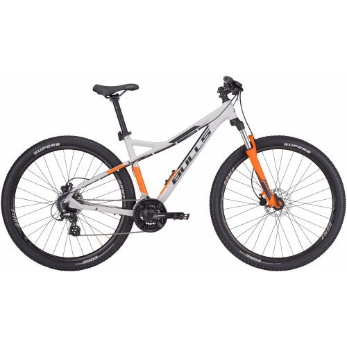 BULLS Sharptail 2 Disc 27,5, 24 Gang Kettenschaltung, Herrenfahrrad, Diamant, Modell 2024, 27,5 Zoll 41 cm light grey