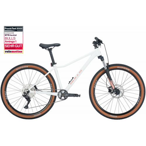 BULLS Aminga 1 27,5, 10 Gang Kettenschaltung, Damenfahrrad, Diamant, Modell 2024, 27,5 Zoll 40 cm metallic off white