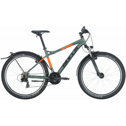 BULLS Sharptail Street 1, 21 Gang Kettenschaltung, Herrenfahrrad, Diamant, Modell 2024, 26 Zoll 41 cm emerald green matt