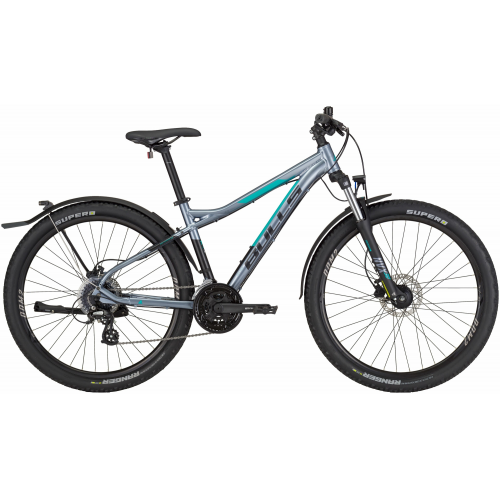 BULLS Zarena Street 1 27,5, 21 Gang Kettenschaltung, Damenfahrrad, Diamant, Modell 2024, 27,5 Zoll 51 cm grey matt