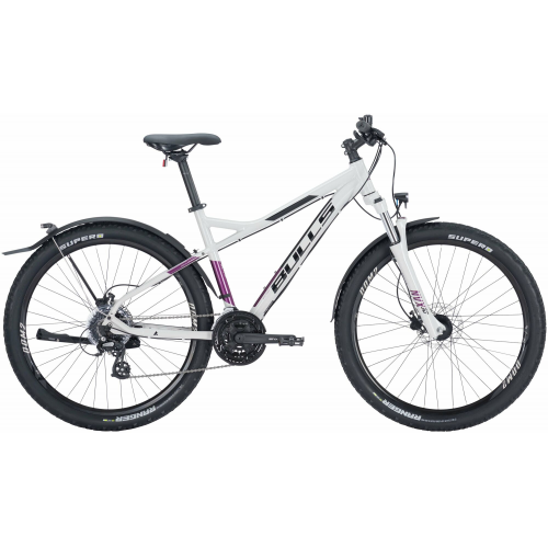 BULLS Zarena Street 2 27,5, 24 Gang Kettenschaltung, Damenfahrrad, Diamant, Modell 2024, 27,5 Zoll 41 cm light grey