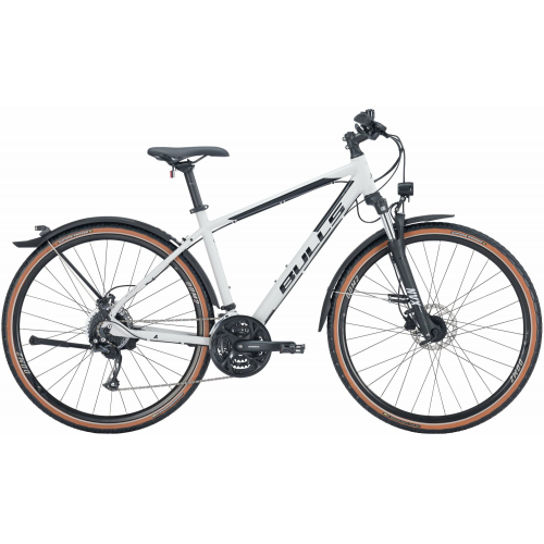 BULLS Street Flyer, 27 Gang Kettenschaltung, Herrenfahrrad, Diamant, Modell 2024, 28 Zoll 58 cm light grey