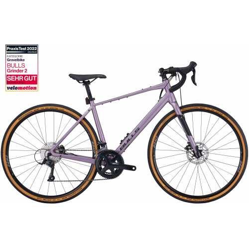 BULLS Grinder 2, 18 Gang Kettenschaltung, Herrenfahrrad, Diamant, Modell 2024, 28 Zoll 51 cm lavender fog matt