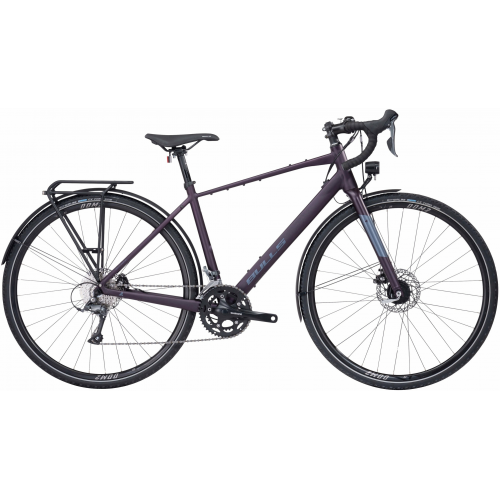 BULLS Daily Grinder 1, 16 Gang Kettenschaltung, Herrenfahrrad, Diamant, Modell 2024, 28 Zoll 55 cm depp berry matt