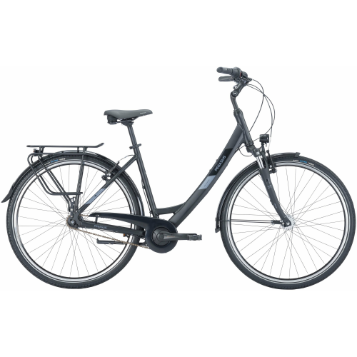 Pegasus Solero SL 7, 7 Gang Nabenschaltung, Damenfahrrad, Wave, Modell 2024, 28 Zoll 45 cm black