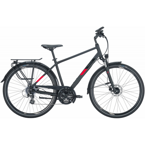 Pegasus Solero SL Disc 24, 24 Gang Kettenschaltung, Herrenfahrrad, Diamant, Modell 2024, 28 Zoll 50 cm black