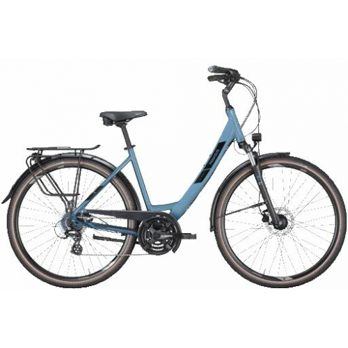 Pegasus Solero SL Disc 24, 24 Gang Kettenschaltung, Damenfahrrad, Wave, Modell 2024, 28 Zoll 45 cm pro blue