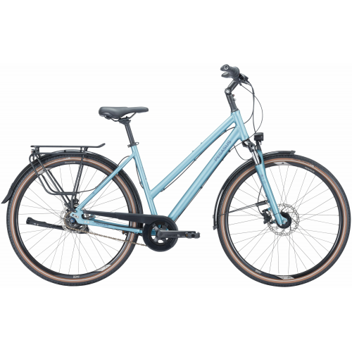 Pegasus Savona SL Disc 8, 8 Gang Nabenschaltung, Damenfahrrad, Trapez, Modell 2024, 28 Zoll 50 cm summit lake blue