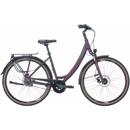 Pegasus Savona SL Disc 8, 8 Gang Nabenschaltung, Damenfahrrad, Wave, Modell 2024, 28 Zoll 50 cm deep berry