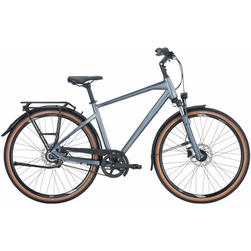 Pegasus Premio SL Belt  8, 8 Gang Nabenschaltung, Herrenfahrrad, Diamant, Modell 2024, 28 Zoll 55 cm metallic grey