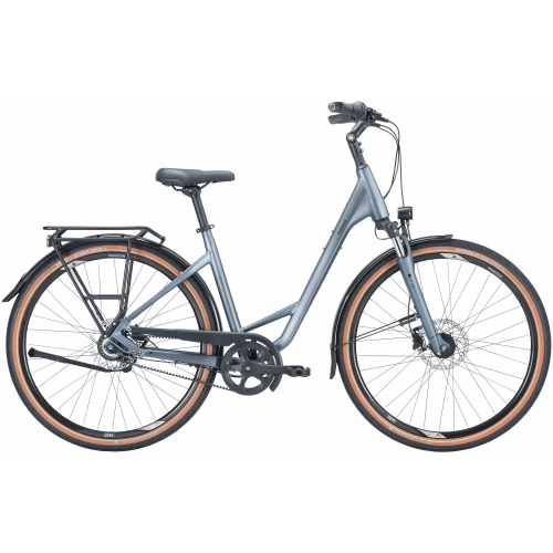 Pegasus Premio SL Belt  8, 8 Gang Nabenschaltung, Damenfahrrad, Wave, Modell 2024, 28 Zoll 55 cm metallic grey