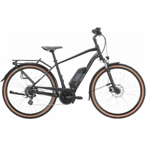 Pegasus Solero E8 Plus (500 Wh), 8 Gang Kettenschaltung, Herrenfahrrad, Diamant, Modell 2024, 28 Zoll 50 cm black matt