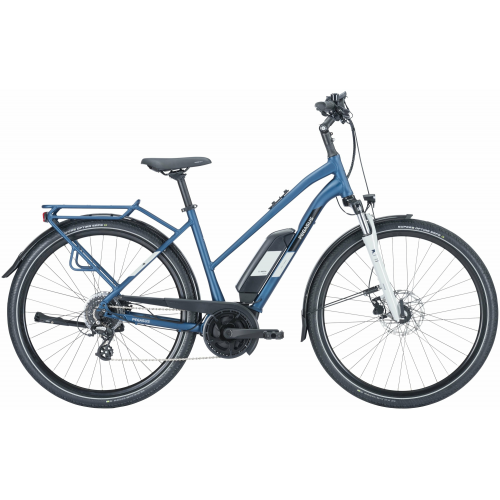 Pegasus Solero E8 Plus (500 Wh), 8 Gang Kettenschaltung, Damenfahrrad, Trapez, Modell 2024, 28 Zoll 50 cm dark petrol