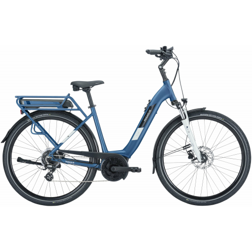 Pegasus Solero E8 Plus (500 Wh), 8 Gang Kettenschaltung, Damenfahrrad, Wave, Modell 2024, 28 Zoll 50 cm dark petrol