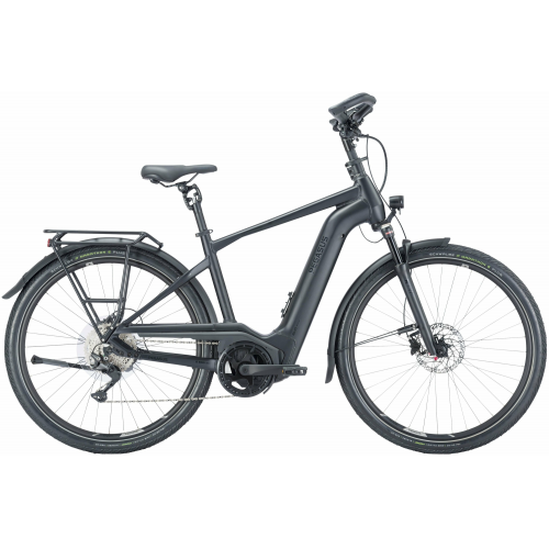 Pegasus Premio Evo 10 Lite COMFORT (625 Wh), 10 Gang Kettenschaltung, Herrenfahrrad, Diamant, Modell 2024, 28 Zoll 60 cm black matt