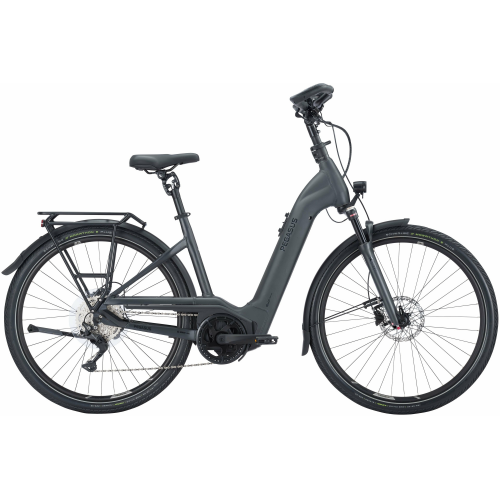 Pegasus Premio Evo 10 Lite COMFORT (625 Wh), 10 Gang Kettenschaltung, Damenfahrrad, Wave, Modell 2024, 28 Zoll 50 cm black matt