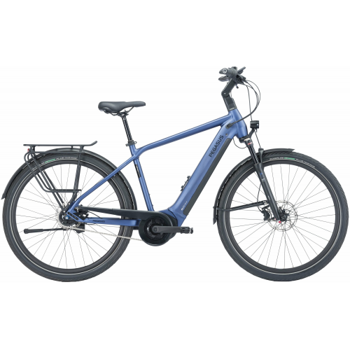 Pegasus Strong Evo 5R (625 Wh), 5 Gang Nabenschaltung, Herrenfahrrad, Diamant, Modell 2024, 28 Zoll 63 cm steel blue