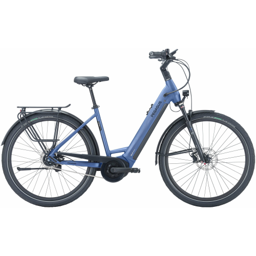 Pegasus Strong Evo 5R (625 Wh), 5 Gang Nabenschaltung, Damenfahrrad, Wave, Modell 2024, 28 Zoll 50 cm steel blue