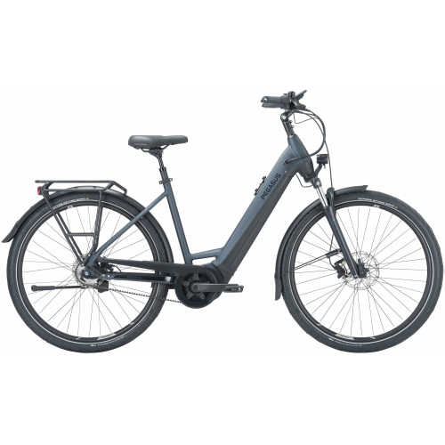 Pegasus Premio Evo 5F Belt (750 Wh), 5 Gang Nabenschaltung, Damenfahrrad, Wave, Modell 2024, 28 Zoll 55 cm sapphire black