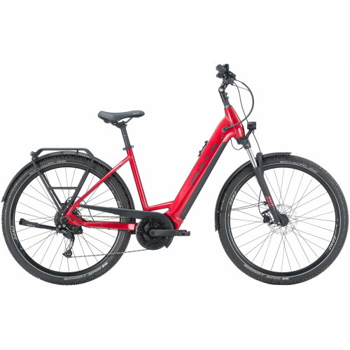 BULLS Allground EVO (750 Wh), 9 Gang Kettenschaltung, Damenfahrrad, Wave, Modell 2024, 29 Zoll 50 cm hyper red