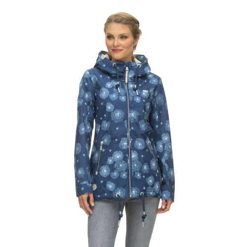 Ragwear Übergangsjacke Zuzka Flower indigo blue