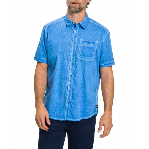 Pioneer Hemd Kent mid blue washed